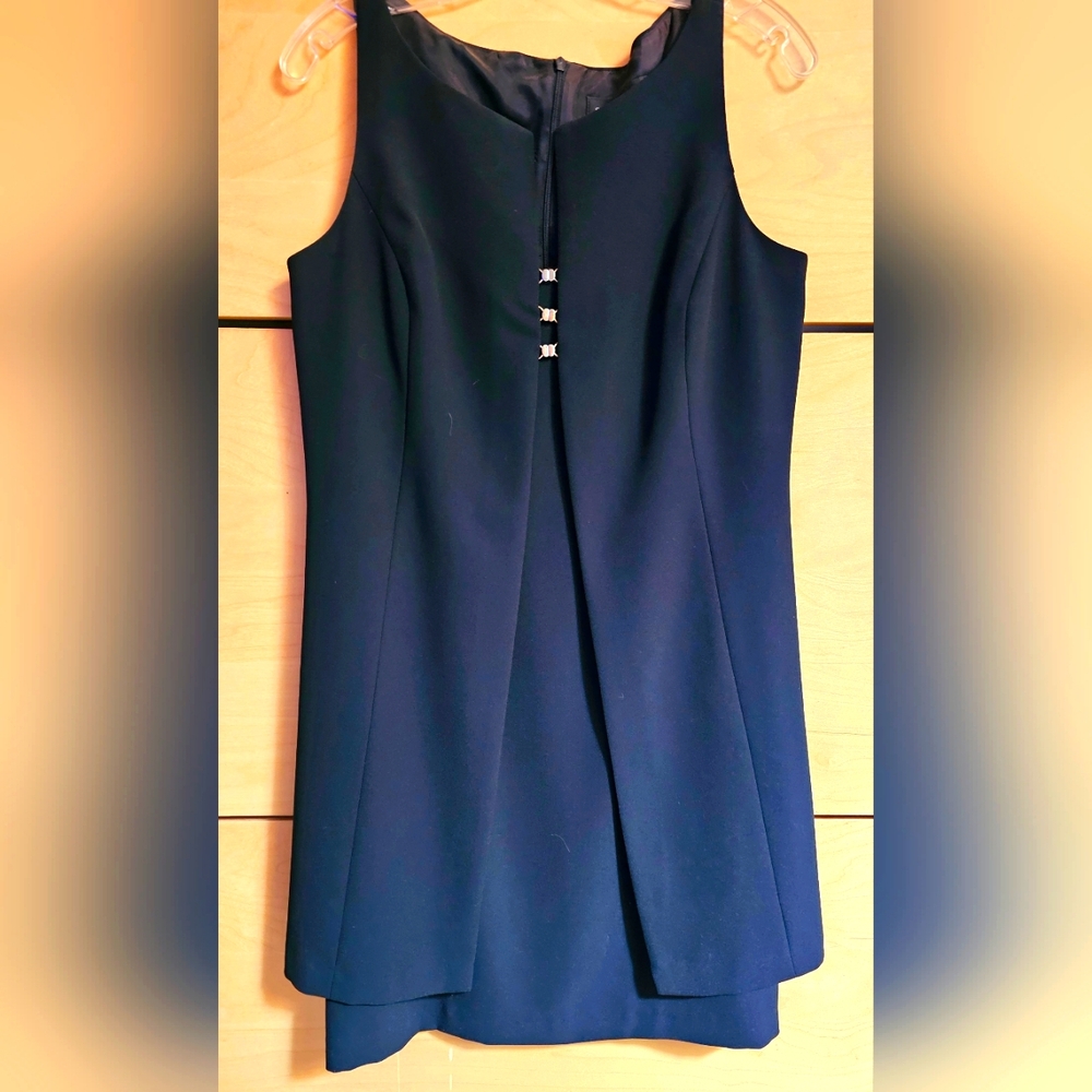 Black cocktail party dress